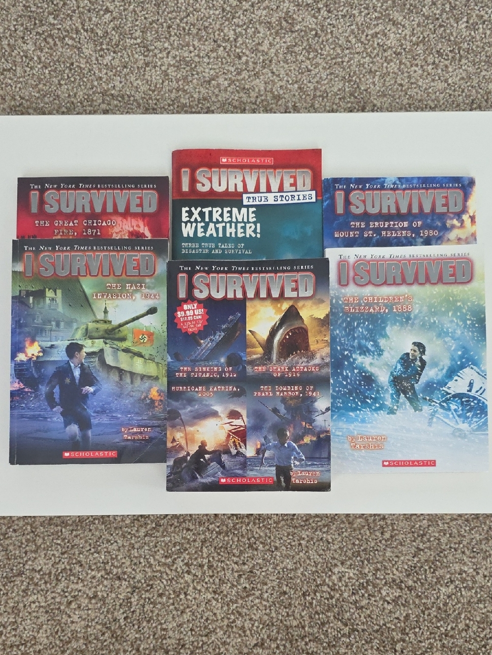 I Survived Book Series - Fire, War, Sharks, Weather And More!